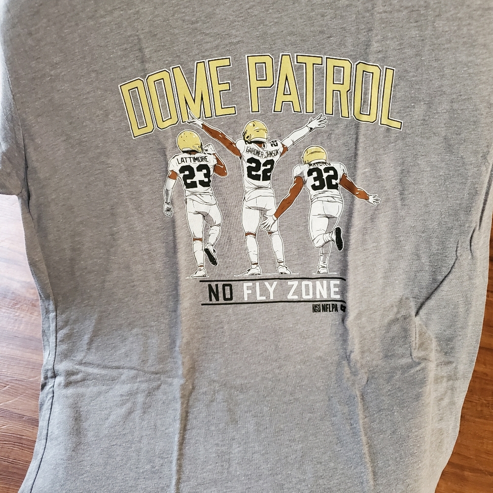 New Orleans Saints T Shirt Dome Patrol No Fly Zone 2022 unisex